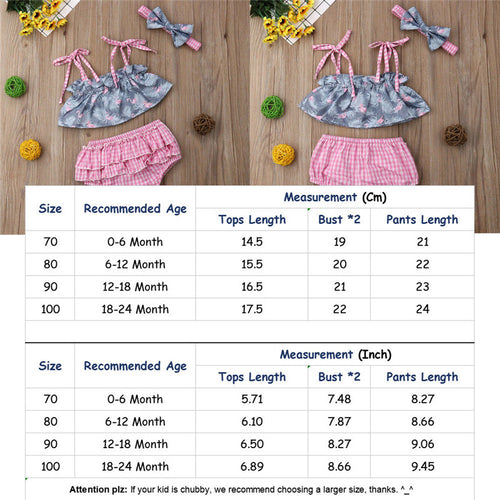 Newborn Baby Girls Cute Summer Beach Clothes
